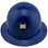 MSA Skullgard Full Brim Hard Hat with FasTrac III Ratchet Suspension - Royal Blue and Light Clip
Front View