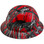 Red Skelly Fish Design Full Brim Hydro Dipped Hard Hats
Right Side View