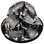 Carbon Fiber Material Hard Hat - Full Brim Hydro Dipped – Second Amendment with Optional Edge
Back View