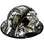Carbon Fiber Material Hard Hat - Full Brim Hydro Dipped – American Flag Camo with Edge
Right Side  View