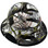 Composite Material Hard Hat - Full Brim Hydro Dipped – American Flag Camo Design with Edge
Right Side Oblique View
