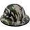 Woodland Camo Full Brim Hydro Dipped Hard Hats with Edge
Left Side View