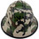 Woodland Camo Full Brim Hydro Dipped Hard Hats with Edge
Back View
