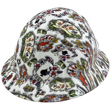 Tattoo Envy Design Full Brim Hydro Dipped Hard Hats
Left Side Oblique View