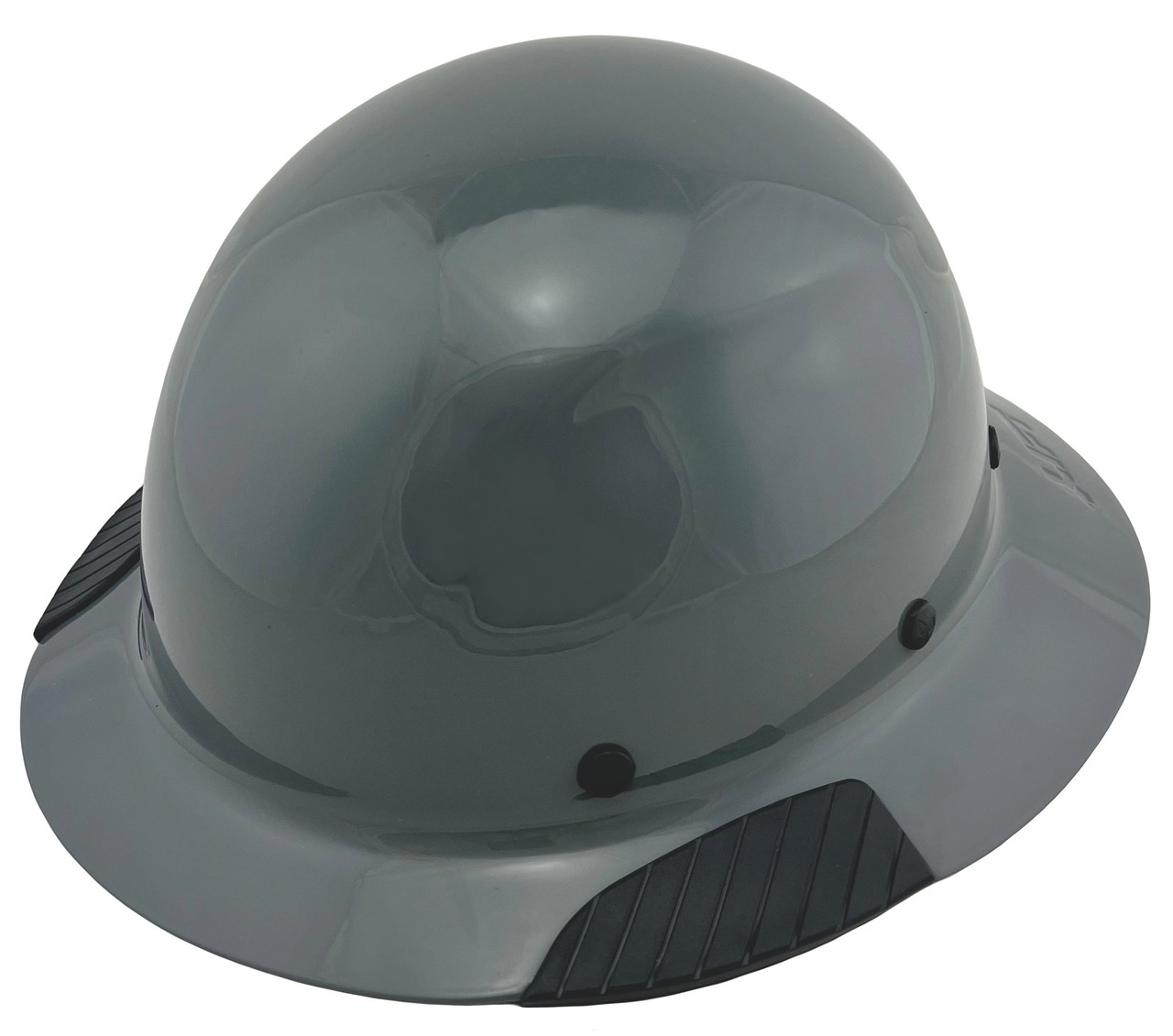 Actual Carbon Fiber Hard Hat Full Brim Factory Gray