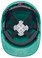 Pyramex Ridgeline Cap Style Hard Hats Green - 6 Point Suspensions (HP46135) inside