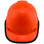 Pyramex Ridgeline Cap Style Hard Hats Hi Viz Orange - 6 Point Suspensions
with edge front