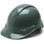Pyramex Ridgeline Cap Style Hard Hats Gray - 6 Point Suspensions Left Side Oblique View
