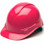 Pyramex Ridgeline Cap Style Hard Hats Hi Viz Pink - 6 Point Suspensions  Oblique