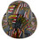 Composite Material Hard Hat - Full Brim Hydro Dipped – Don’t Tread on Me Flag Design
 Back View