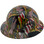 Carbon Fiber Material Hard Hat - Full Brim Hydro Dipped – Flag Don’t Tread on Me
 Left Side View