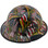 Carbon Fiber Material Hard Hat - Full Brim Hydro Dipped – Flag Don’t Tread on Me
With Optional Edge Right Side View