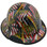 Carbon Fiber Material Hard Hat - Full Brim Hydro Dipped – Flag Don’t Tread on Me
With Optional Edge Right Side Oblique View