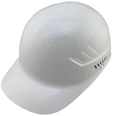 Pyramex Ridgeline Plastic Bump Cap - White Color (HP40010) Oblique