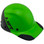 Actual Carbon Fiber Hard Hat - Cap Style Black and Green
Right Side Oblique View