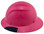 DAX Fiberglass Composite Hard Hat - Full Brim Hot Pink - Left View
