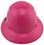 DAX Fiberglass Composite Hard Hat - Full Brim Hot Pink - Back View