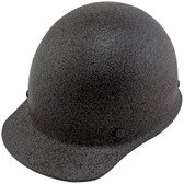 MSA Skullgard Cap Style With Ratchet Suspension Textured Granite ~ Left  Side Oblique View