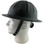 SkullBucket Aluminum Full Brim Hard Hats with Ratchet Suspensions with Chin Strap - Textured Gun Metal