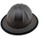 SkullBucket Aluminum Full Brim Hard Hats with Ratchet Suspensions with Optional Edge - Textured Granite ~ Back View