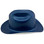 Outlaw Cowboy Hardhat with Ratchet Suspension Metallic Blue
Right Side View