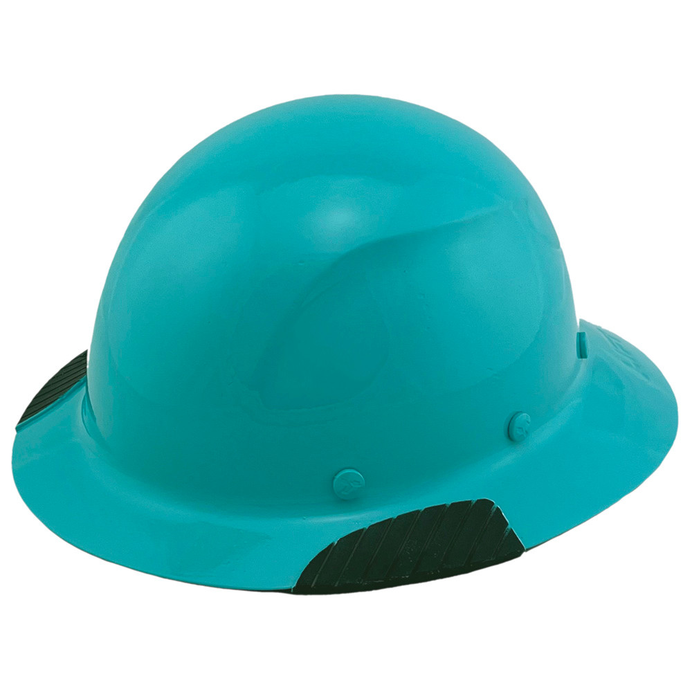 DAX Fiberglass Composite Hard Hat Full Brim Teal