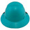 DAX Fiberglass Composite Hard Hat - Full Brim Teal
Back View