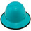 DAX Fiberglass Composite Hard Hat - Full Brim Teal with Protective Edge
Back View
