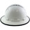 Pyramex Ridgeline Vented White Full Brim Style Hard Hat - 4 Point Suspensions with Protective Edge