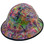 Celebration Design Full Brim Hydro Dipped Hard Hats Left Side Oblique View with edge
