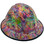 Celebration Design Full Brim Hydro Dipped Hard Hats right Side Oblique View with edge