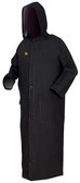 MCR Classic Plus 35 mm, BLACK FR Raincoat PVC 60 inch Rain Coat- Size Large