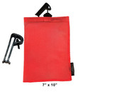 Glove Guard Mesh Bag 7 inch x 10 inch Orange Pic 1