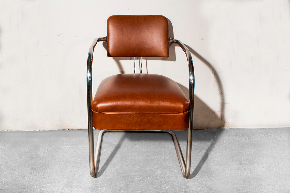 Chromcraft cantilever chair deals
