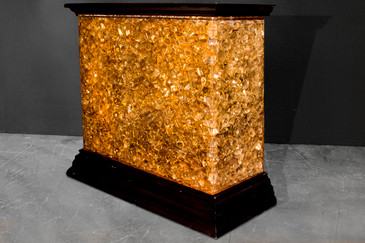 SOLD - Dr. Phil's Lucite Bar, Display Console