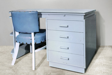 SOLD - Dunbar Art Deco Desk from the Estate of Bing Crsoby