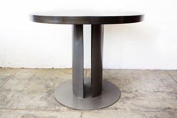 Sold - Machine Age Steel Dining Table, CUSTOM ORDER