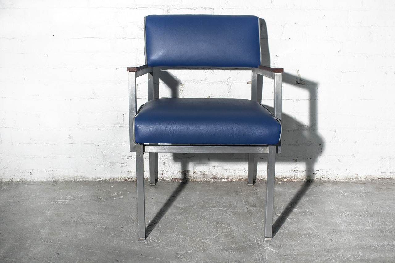 SOLD - 1960s Cole Steel Armchair, Refinished - Rehab Vintage Interiors