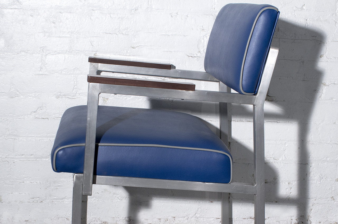 SOLD - 1960s Cole Steel Armchair, Refinished - Rehab Vintage Interiors