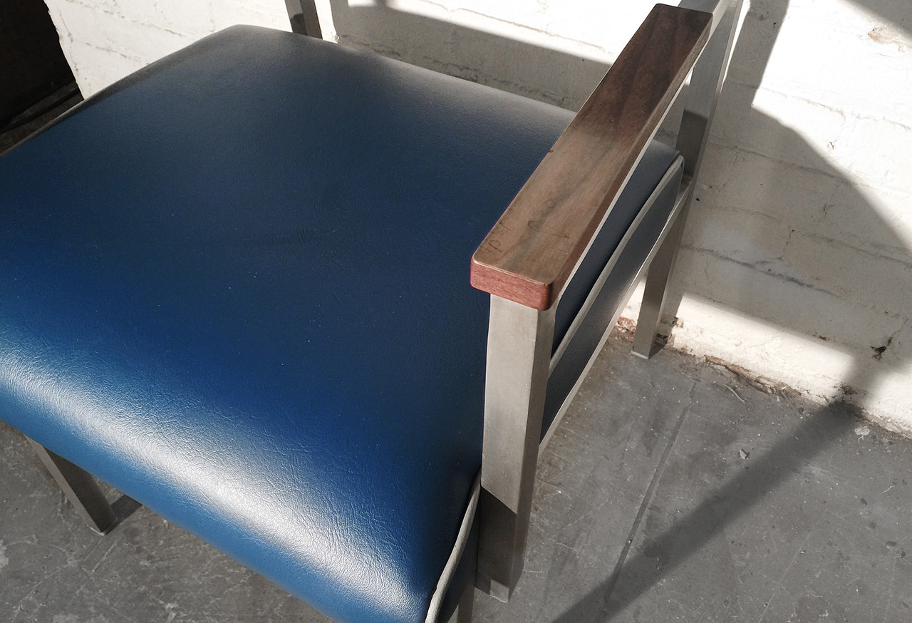 SOLD - 1960s Cole Steel Armchair, Refinished - Rehab Vintage Interiors