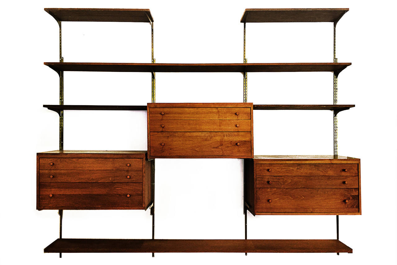 Mid century modern modular wall unit store