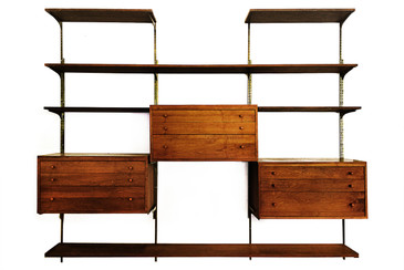 SOLD - Mid Century Modern Modular Wall Unit