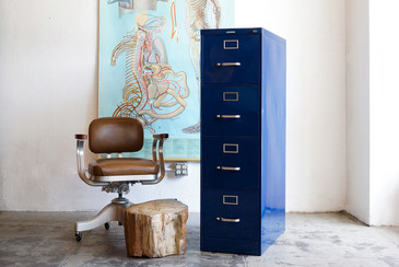 1960s Steelcase Vertical Filing Cabinet, Refinished - CUSTOM ORDER