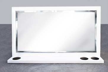 Custom Bathroom Vanity Mirror by Rehab Vintage Interiors