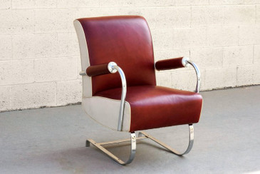SOLD - Rare Kem Webber Art Deco Armchair, Refinished