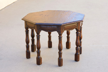 SOLD - Antique Spanish Revival Side Table by Marshall Laird, Los Angeles, 1920s, Rare