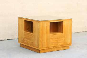 SOLD - Paul Frankl Modernist Cube Table, 1940s Original Custom, Rare