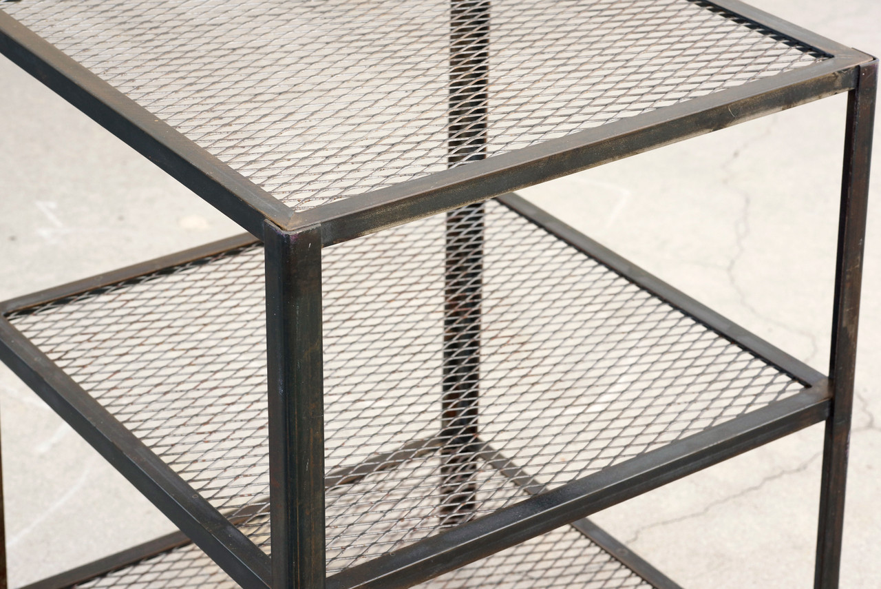ThreeTier Expanded Metal Shelf Unit, Custom Made, Free U.S. Shipping