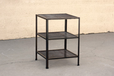Three-Tier Expanded Metal Shelf Unit, Custom Made