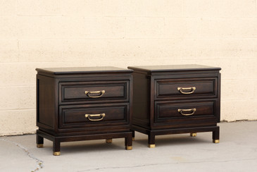 SOLD - American of Martinsville Nightstands c., 1960s, Refinished